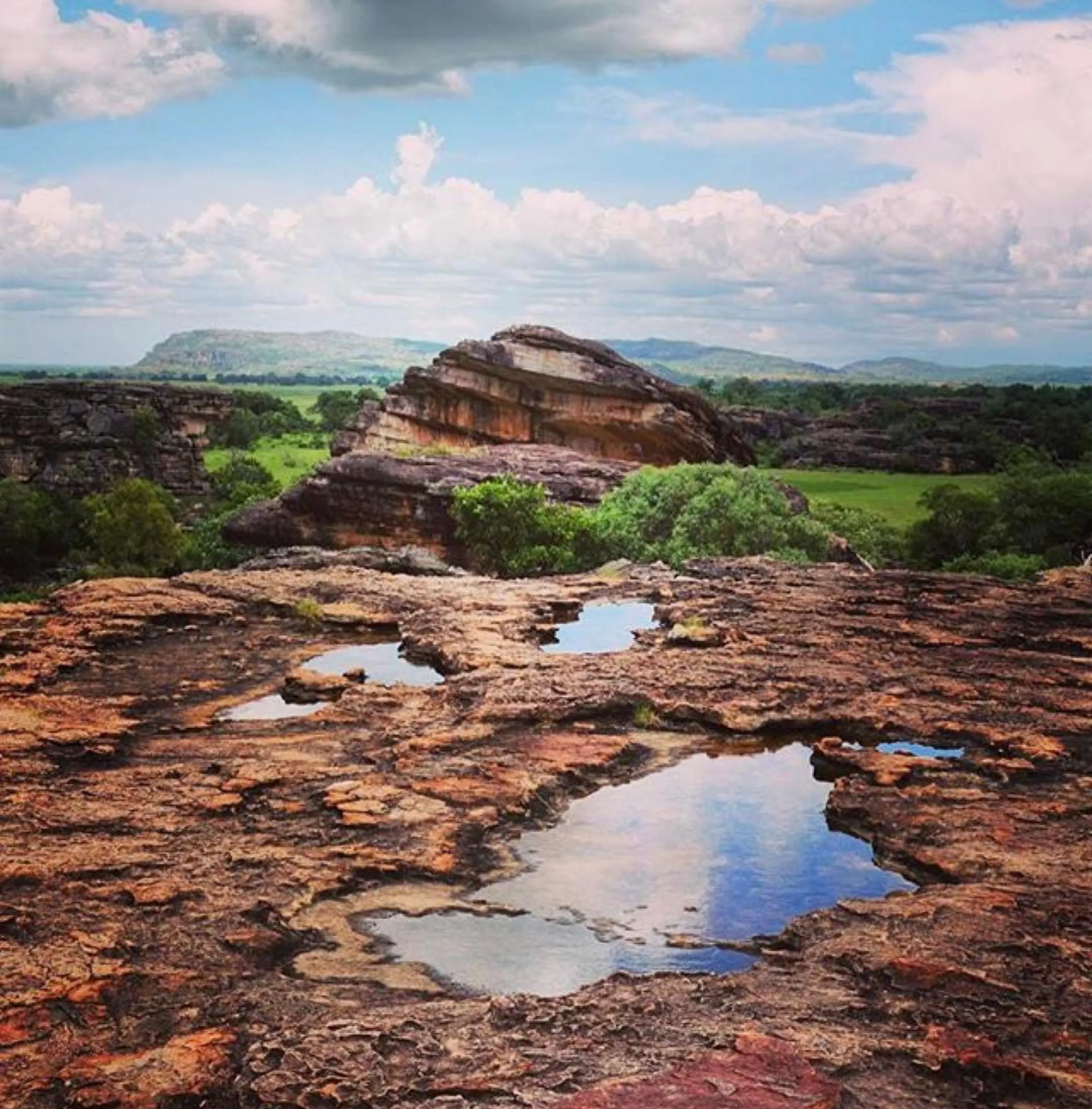 Kakadu dry season swimming