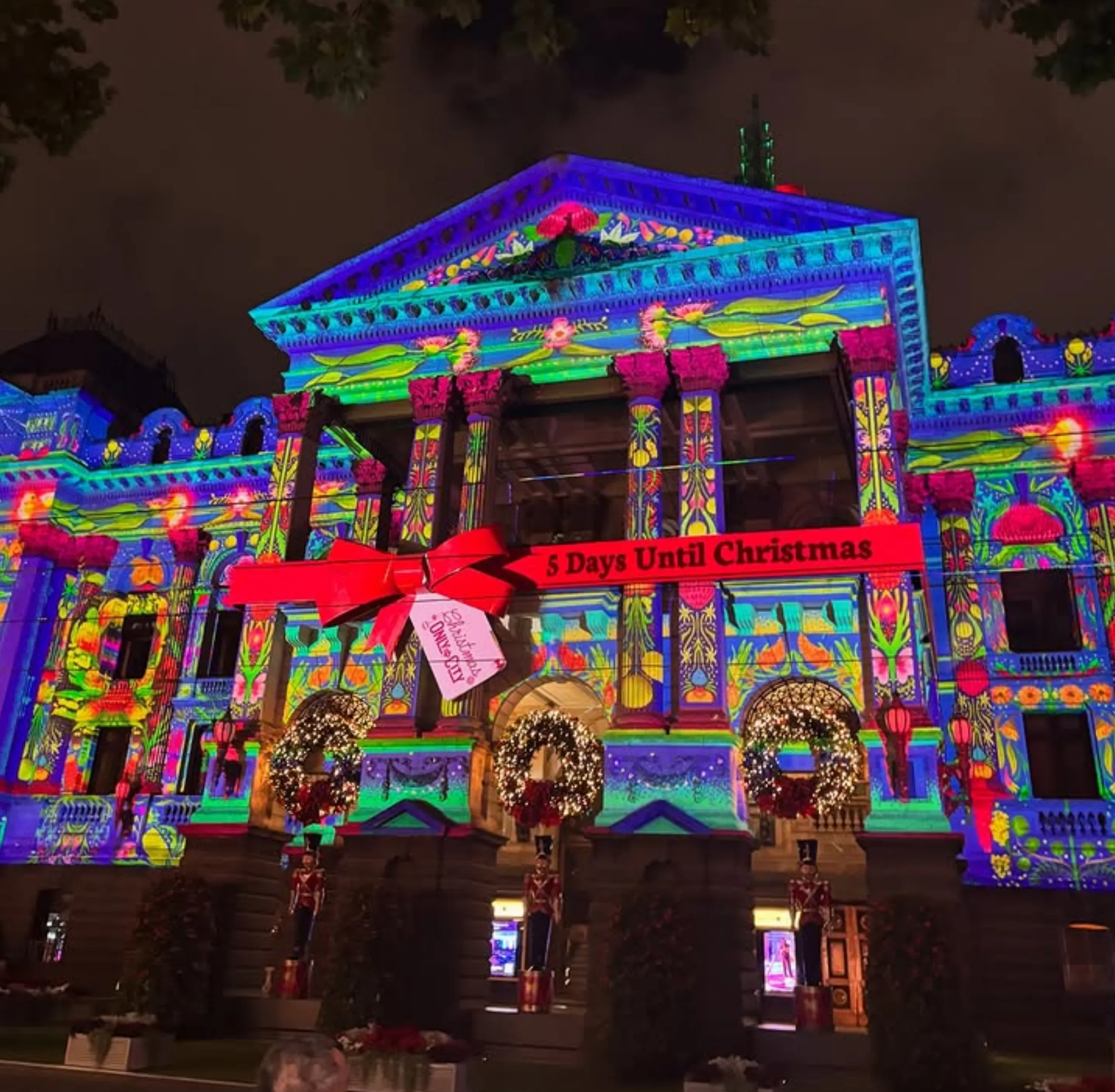melbourne christmas lights map