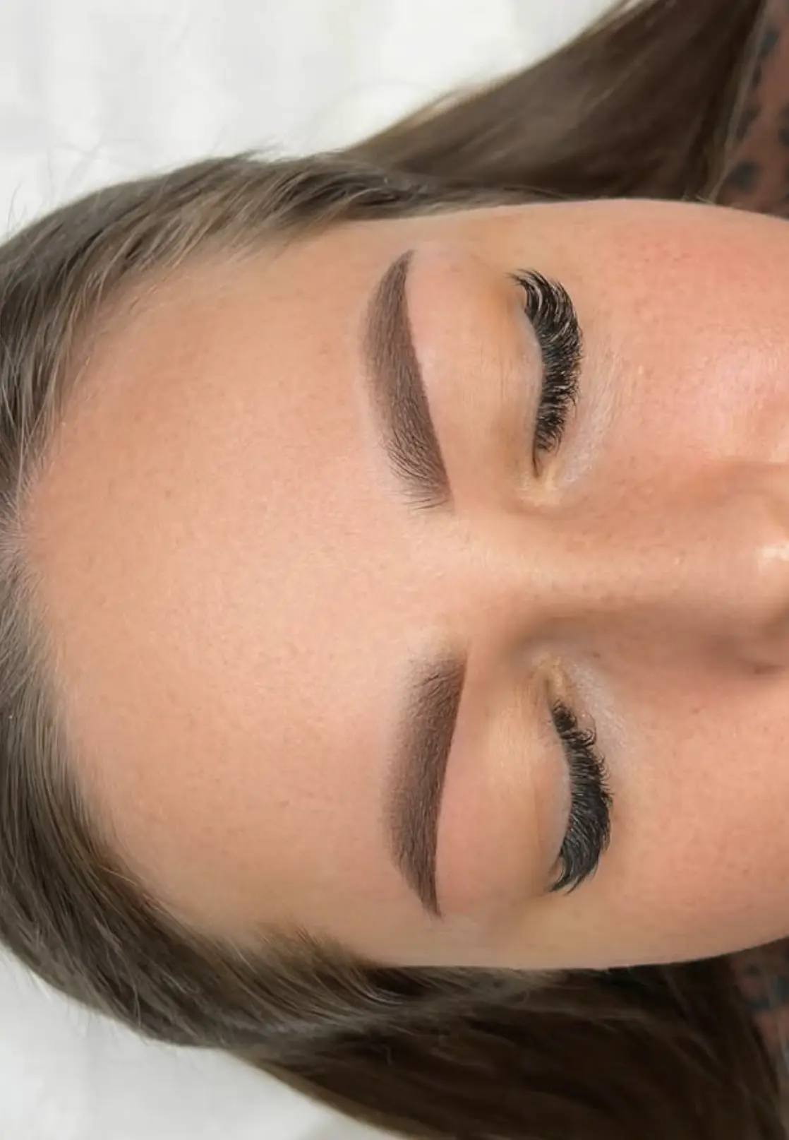 powder ombre brows